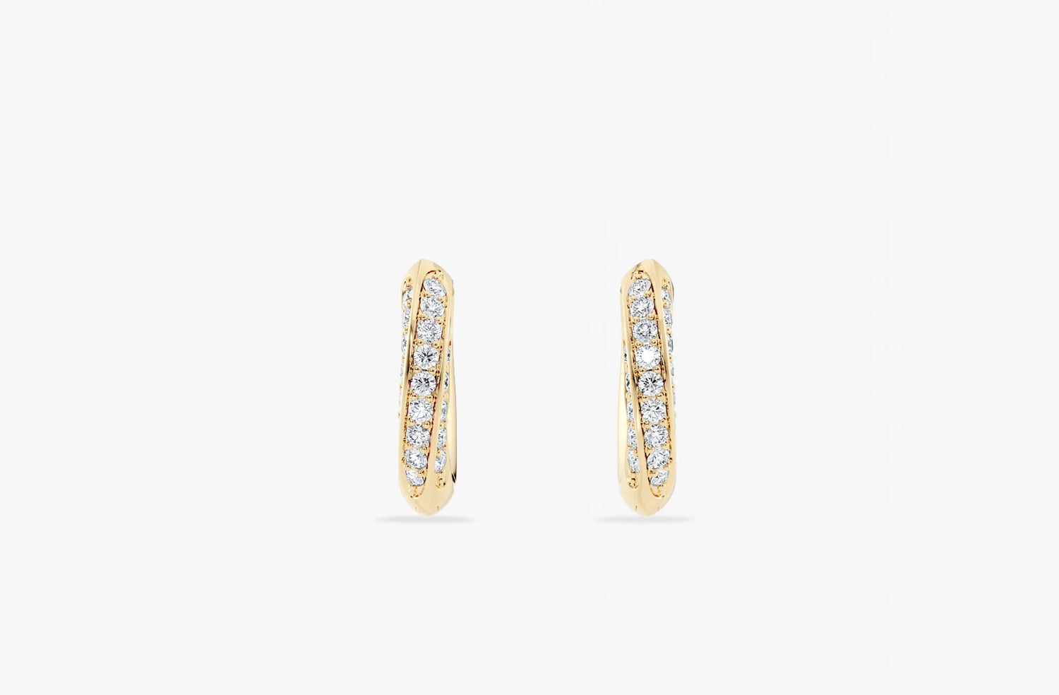 Diamantøredobber i gull fra Hartwell – elegant og tidløst design