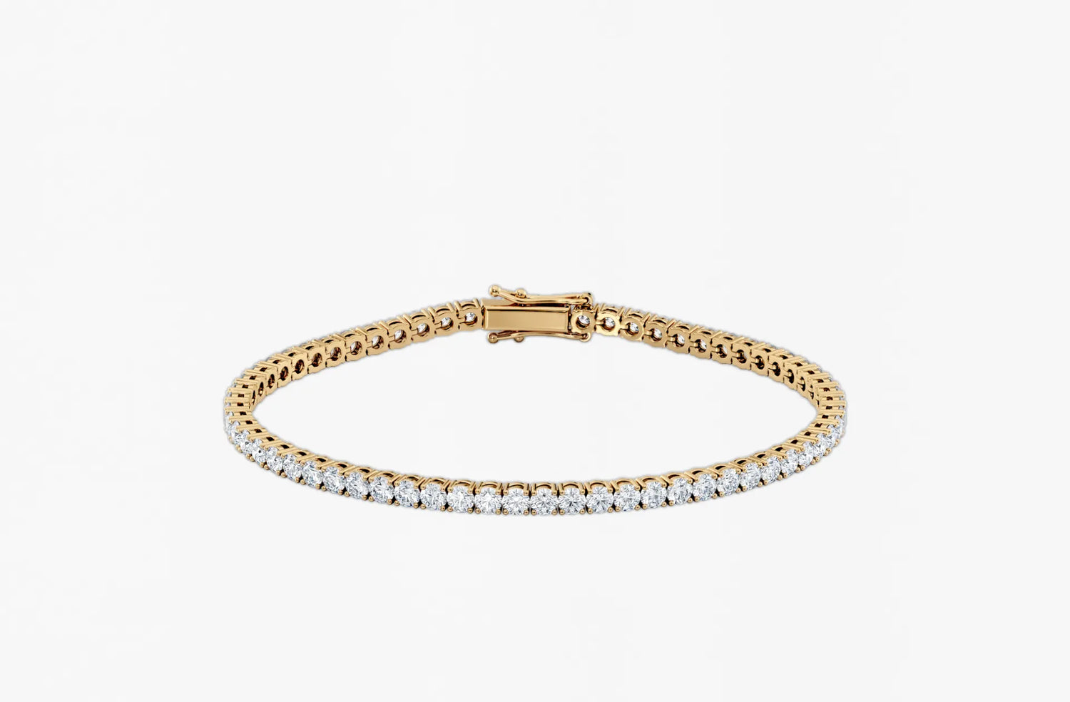 Eksklusive tennisarmbånd med diamanter i gull fra Hartwell