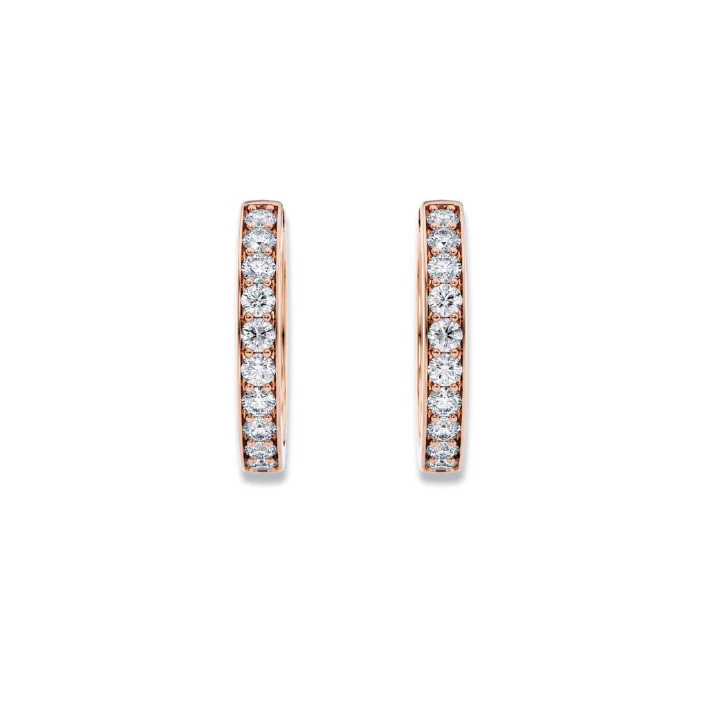 Øreringer 2,00ct roségull