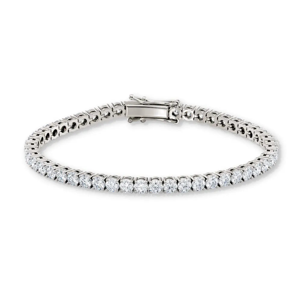 Tennisarmbånd hvitt gull 8,00 ct – Med lab-diamanter fra Hartwell