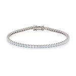Tennisarmbånd hvitt gull 5,00 ct – Med lab-diamanter