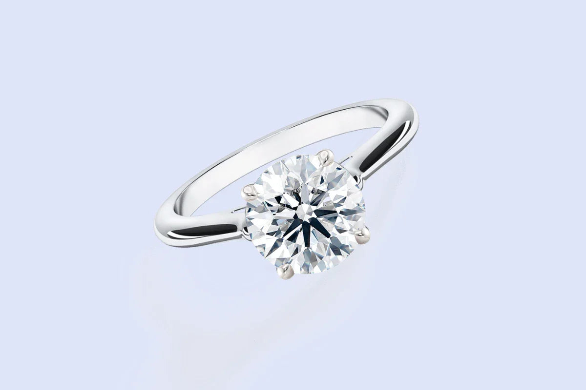 Lab diamant ring i hvitt gull med 2,00 ct diamant – eksklusivt design fra Hartwell 2025.