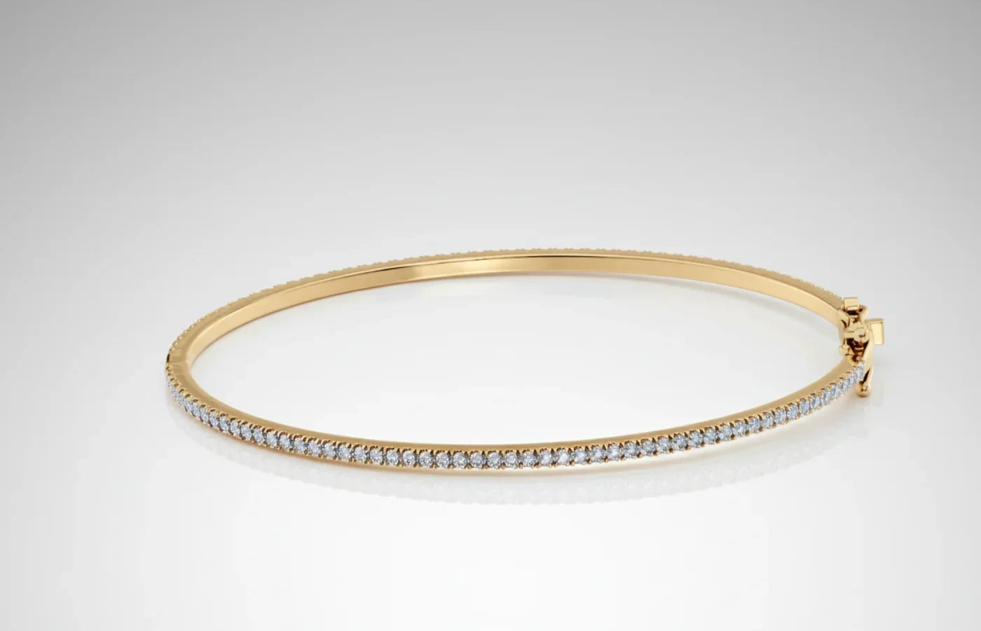 Eksklusive diamantarmbånd i gull og lab diamanter fra Hartwell