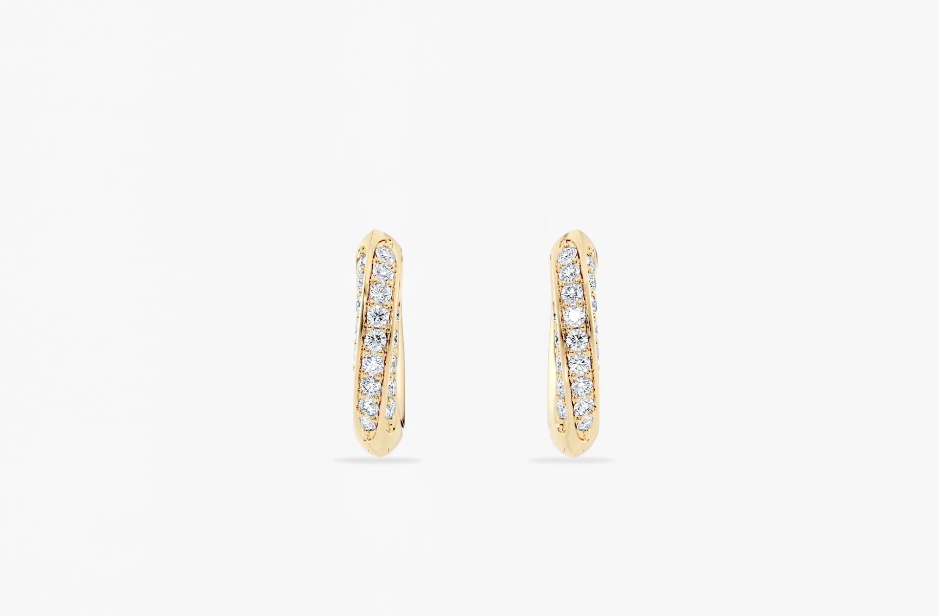 Diamantøredobber i gull fra Hartwell – elegant og tidløst design