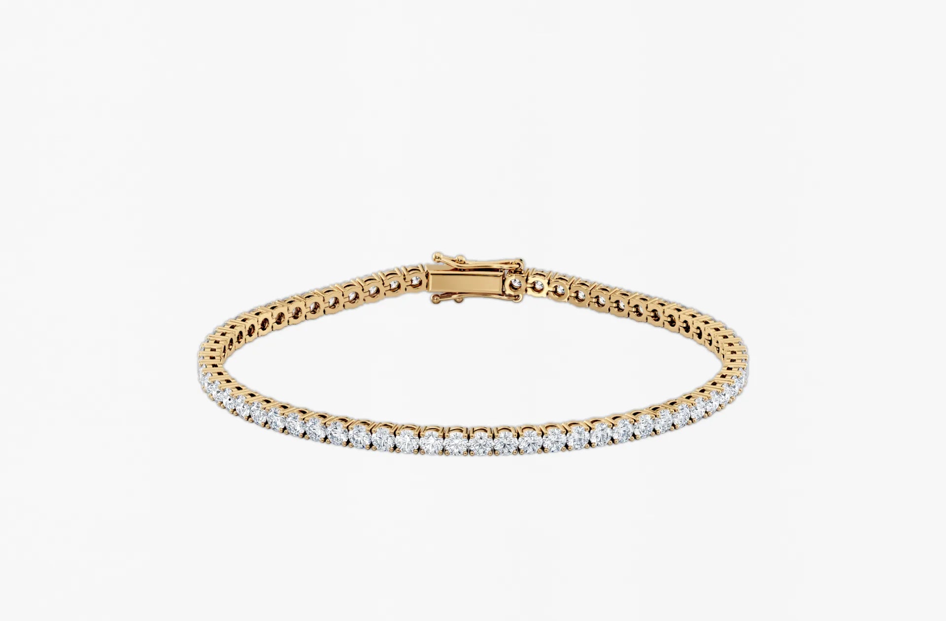 Eksklusive tennisarmbånd med diamanter i gull fra Hartwell
