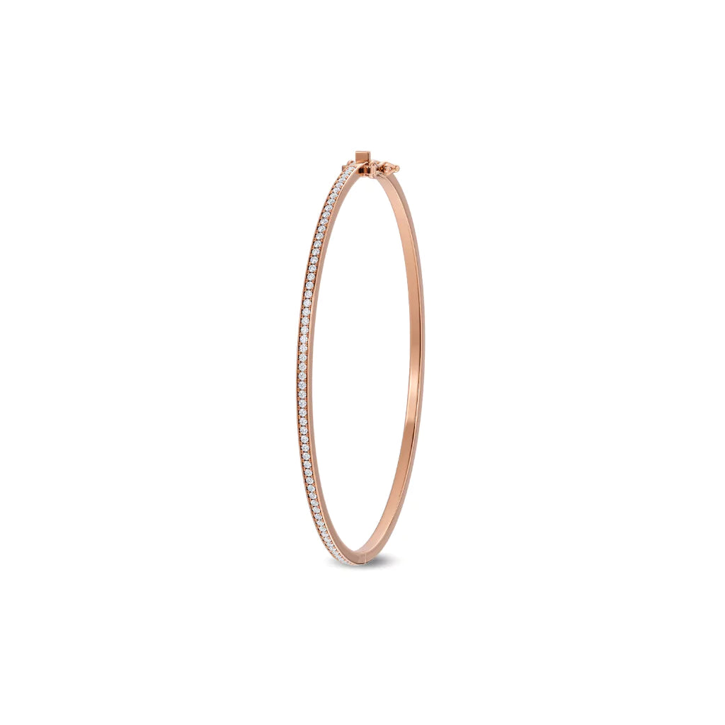 Armring 0,80 carat diamanter 585 roségull