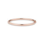 Bangel armbånd i roségull, 4 mm bred 