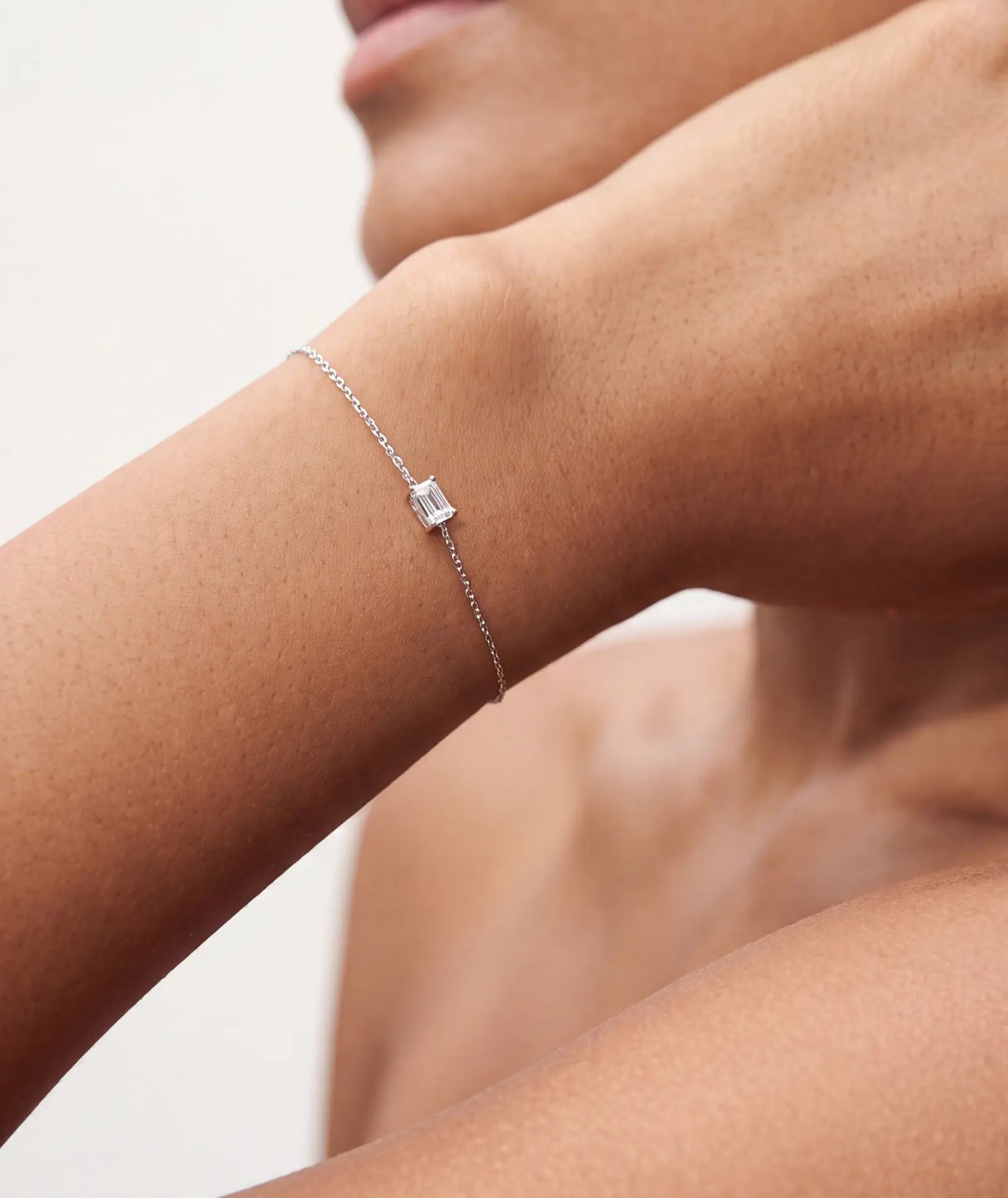 Diamantarmbånd Emerald cut