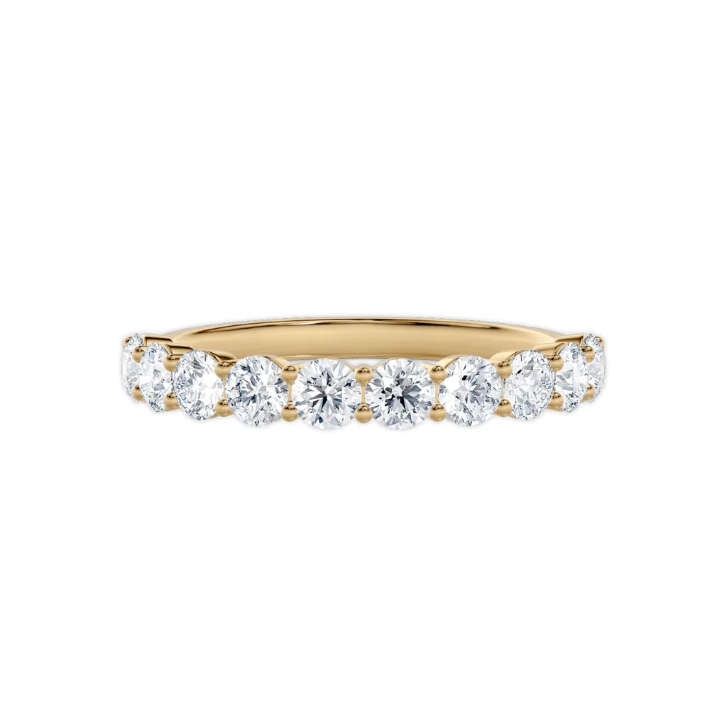 Alliansering gult gull 1,00 ct – liggende visning av front