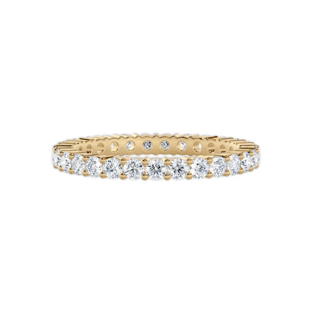 Gult gull alliansering 1,00 ct liggende – 29 briljante diamanter
