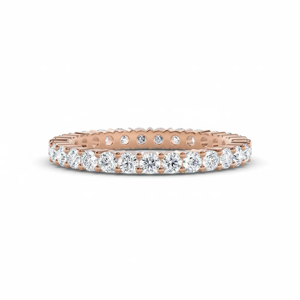 rosegull alliansering 1,00 ct liggende – 29 briljante diamanter
