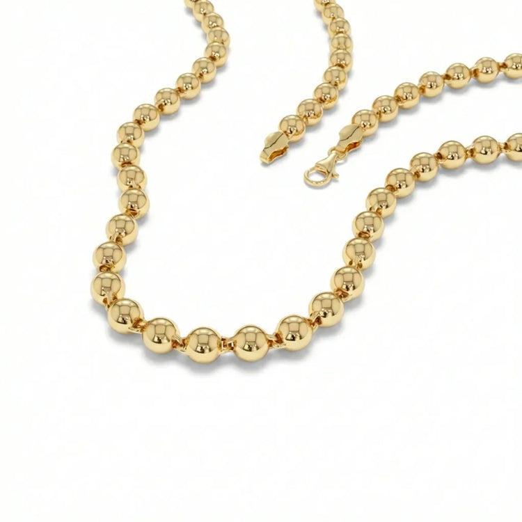 Halskjede i gull med lab-diamanter fra Hartwell
