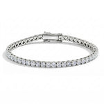 Tennisarmbånd hvitt gull 8,00 ct – Med lab-diamanter fra Hartwell