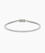 Tennisarmbånd i hvitt gulll med 3 carat diamanter fra Hartwell